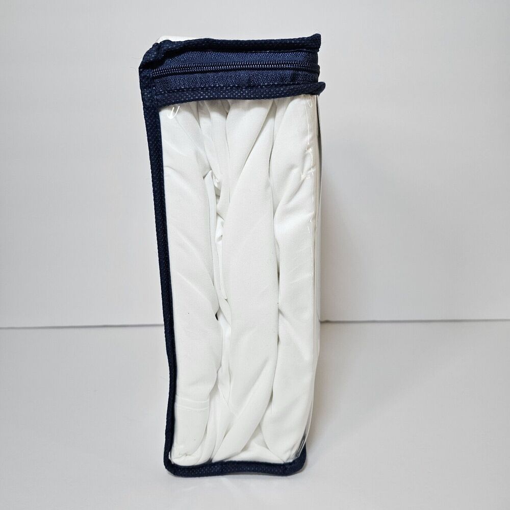 Serta Perfect Sleeper Cool & Clean  Full Sheet Set 4 pc Wide Boxer Hem White New - Picture 5 of 6